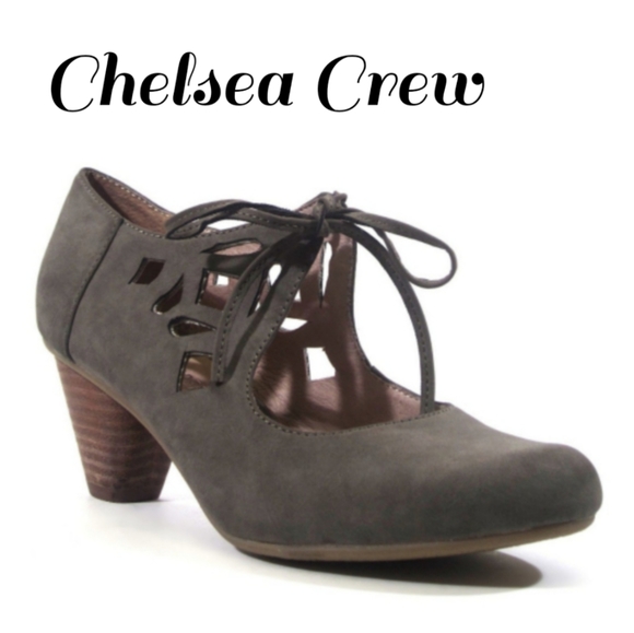 Chelsea Crew Vinny Cutout Pump Taupe - Picture 2 of 10